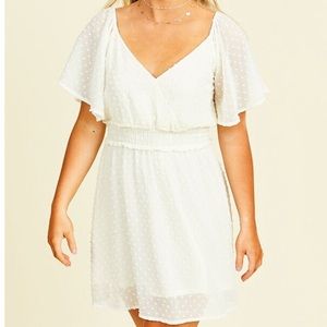 White M Altar’d State Afton Dress!